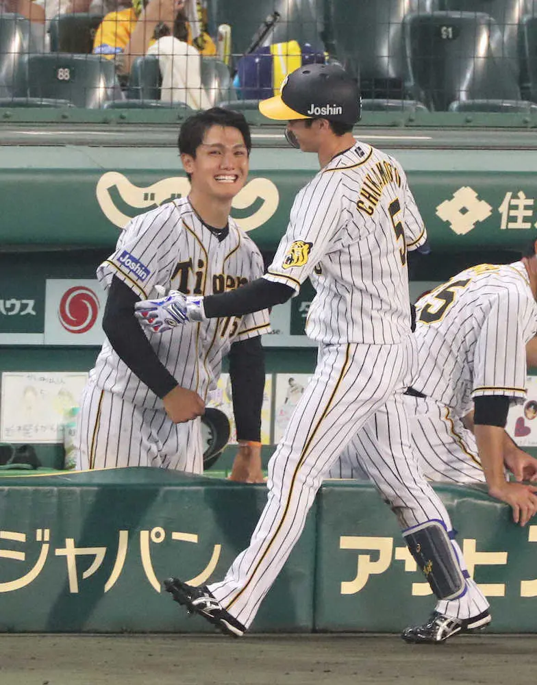 【画像・写真】やったぜ！阪神・西純がプロ初勝利　チームは今季最多タイの貯金16　巨人と4・5差、言うことなし！