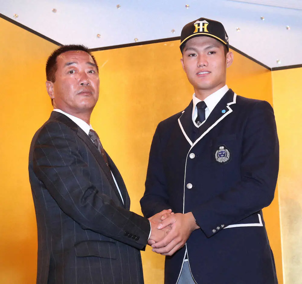 【画像・写真】阪神・西純のプロ初星　担当の山本スカウトも祝福「勝ち運を持ってる子」　1年で成長を実感