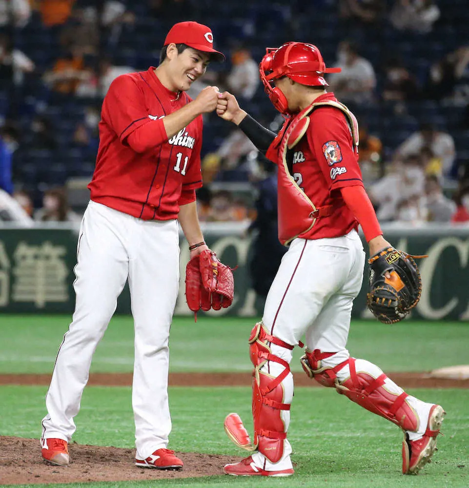 【画像・写真】広島・九里　「絶対に勝つ」で2失点完投　初回ウィーラーに5球連続内角球の伏線効いた