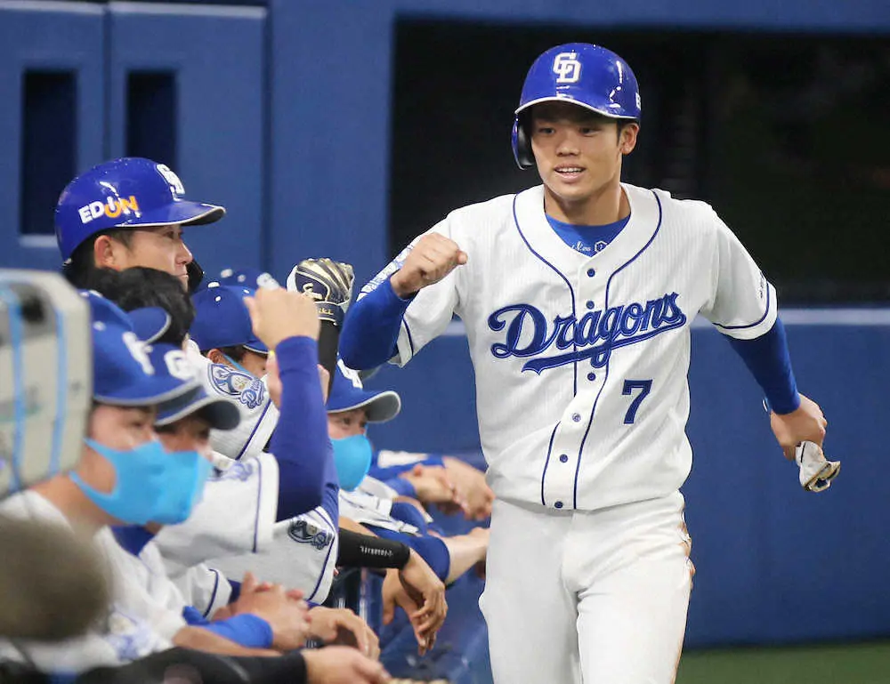 【画像・写真】中日・根尾の「不敗神話」は続く　打点を挙げた試合は6戦6勝「よくチャンスで回るので大事にしたい」