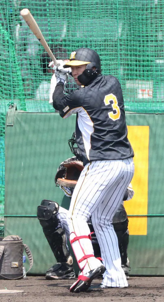 【画像・写真】阪神　背中の張りで離脱の大山が1軍合流　交流戦開幕と同時に主砲が帰ってきた