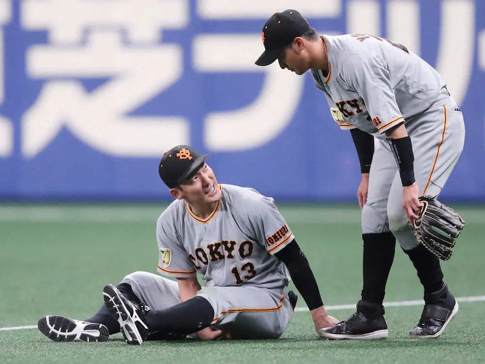 【画像・写真】巨人・梶谷が登録抹消　23日に左太腿裏の違和感訴え途中交代