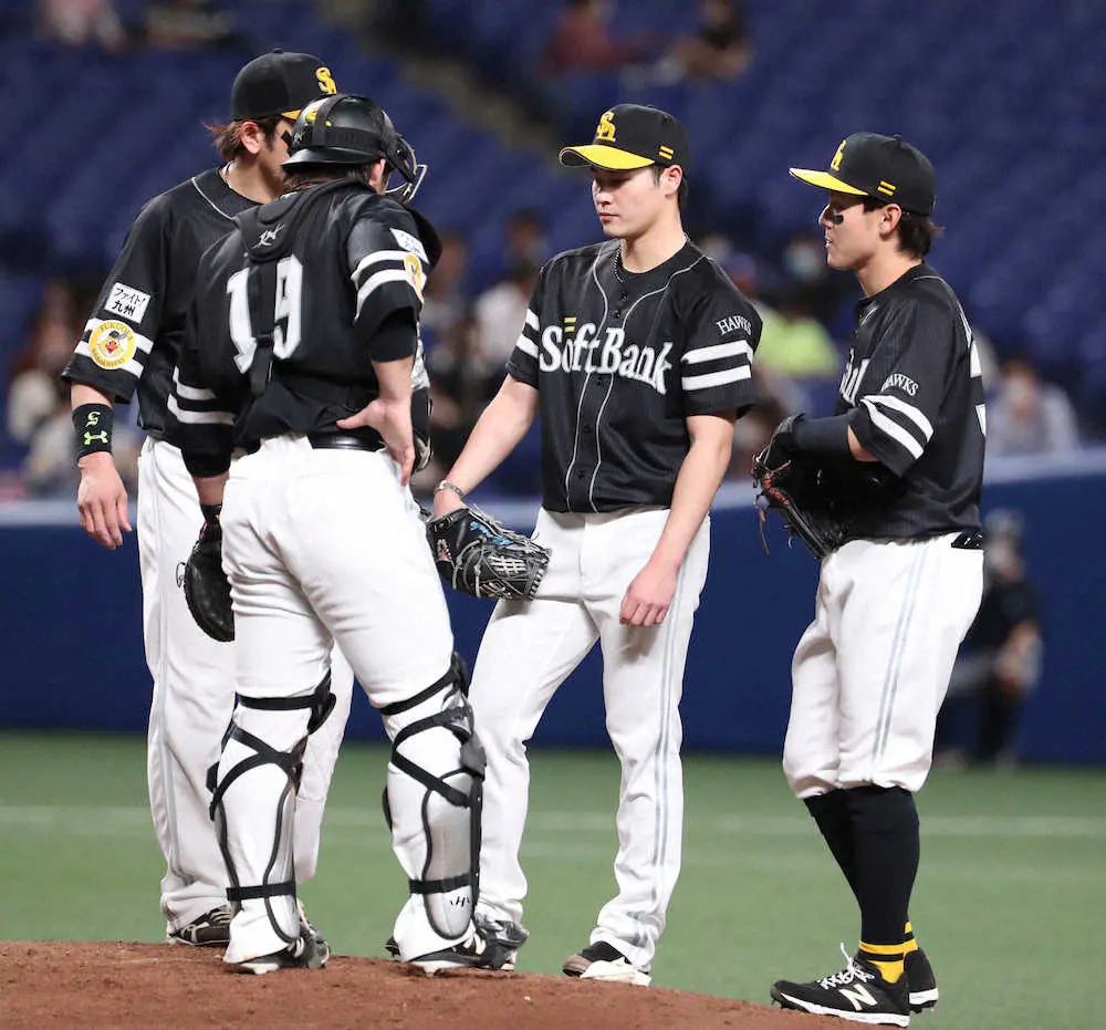 【画像・写真】ソフトB、交流戦初の開幕3戦白星なし…先発・笠谷が制球難で自滅、3点リード守れずドロー