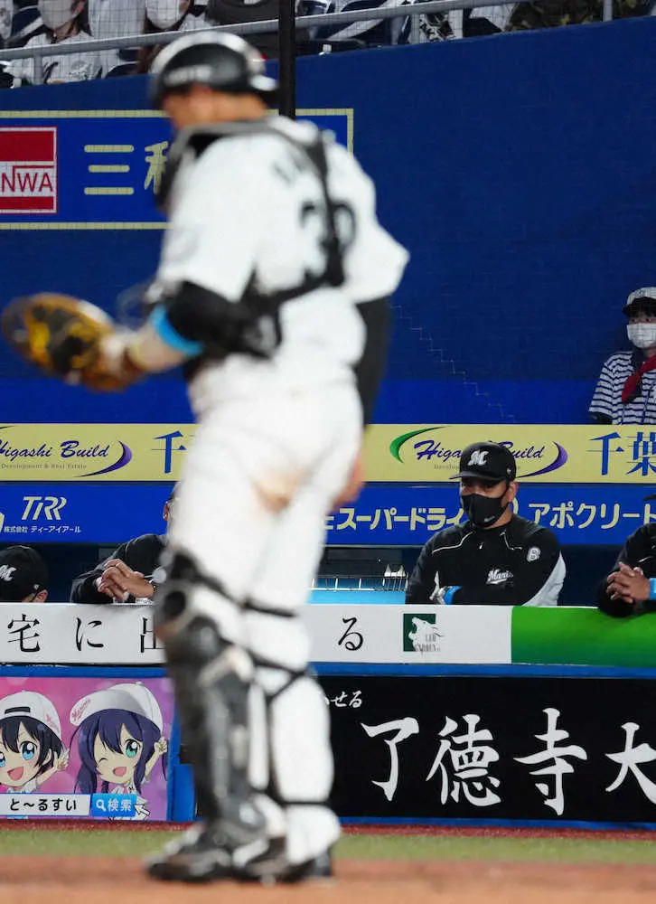 【画像・写真】ロッテ・都志也が連続後逸…失点につながり井口監督「防げる点を防いでいかないと」