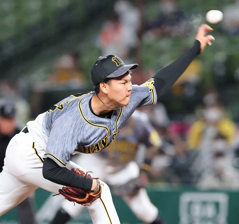 【画像・写真】朗希に続いた!!「BIG4」大トリ　阪神・及川「緊張しました」零封デビュー