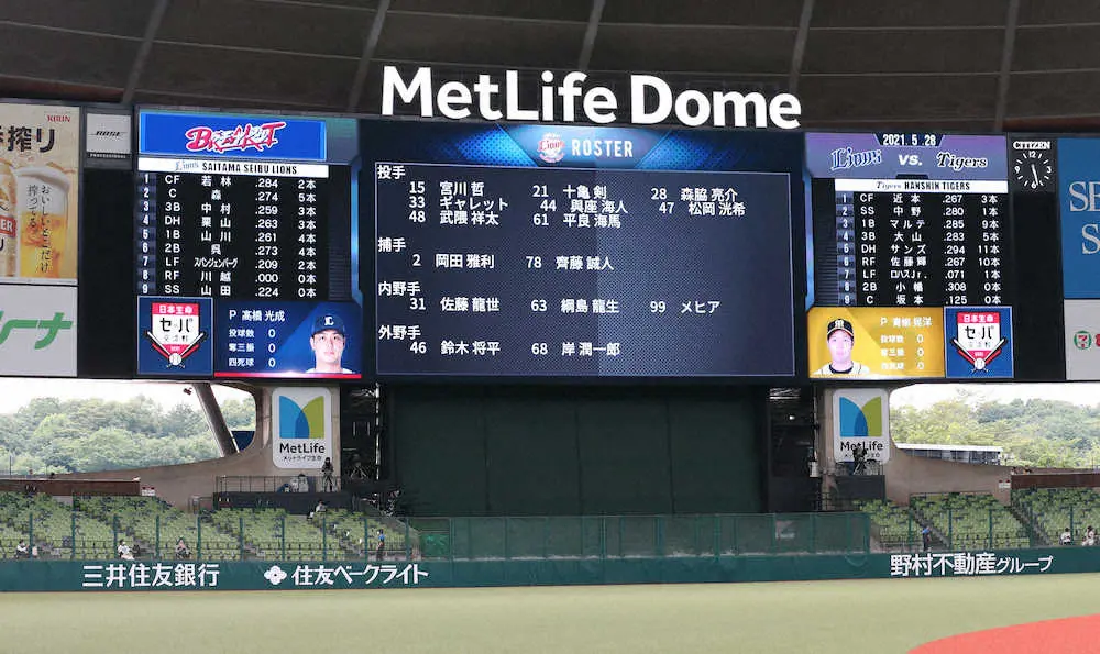 【画像・写真】西武　ニール＆木村を濃厚接触者に特定　広島市内の宿舎で隔離