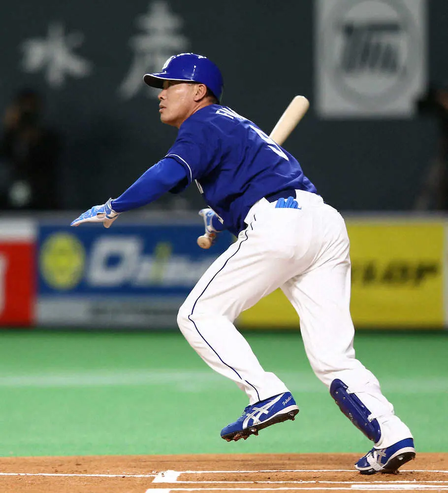 【画像・写真】中日・福留　31試合ぶり3番スタメンでいきなり先制打「チャンスだったので」