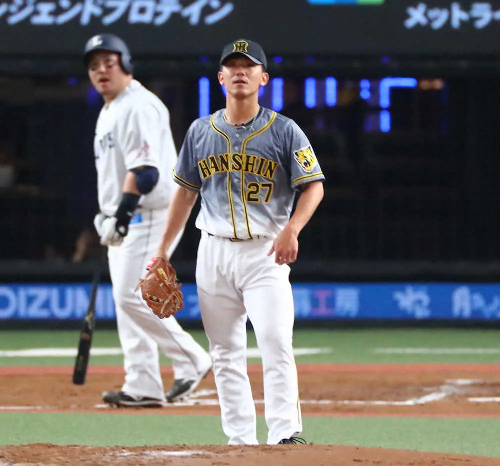 【画像・写真】阪神・伊藤将　あれれ…自己ワースト5四球　山川の一発に泣くも矢野監督評価「粘り強く投げてくれた」
