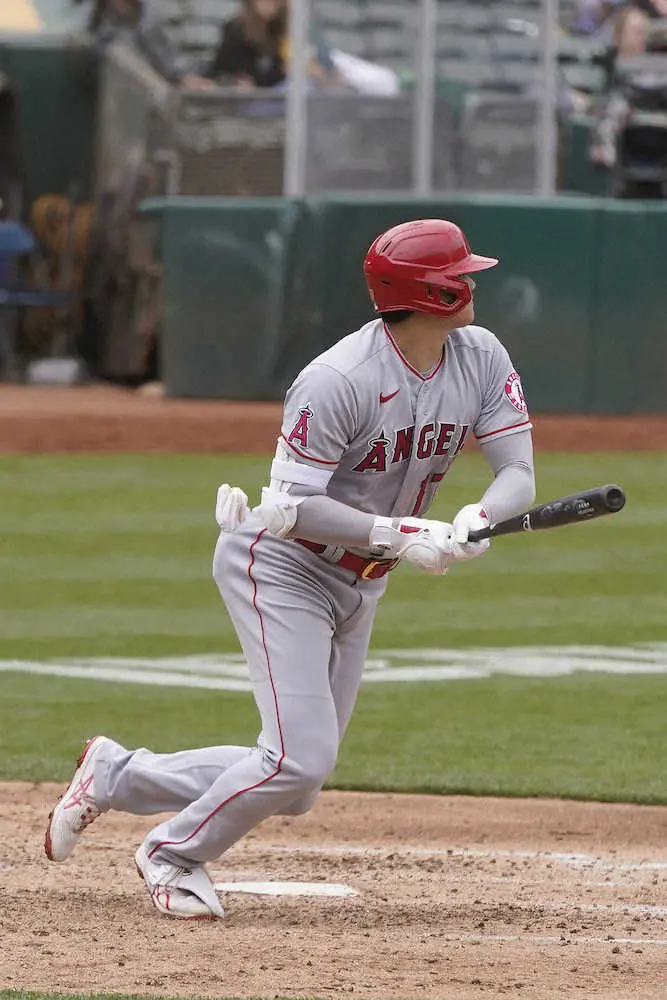 【画像・写真】エンゼルス・大谷　先発登板からわずか15時間後にフル稼働2安打＆盗塁　マドン監督「我々と別の生き物」