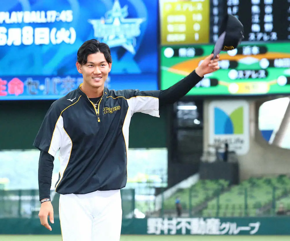 【画像・写真】初勝利　阪神・及川の父も歓喜「堂々としたインタビューに成長を感じた」