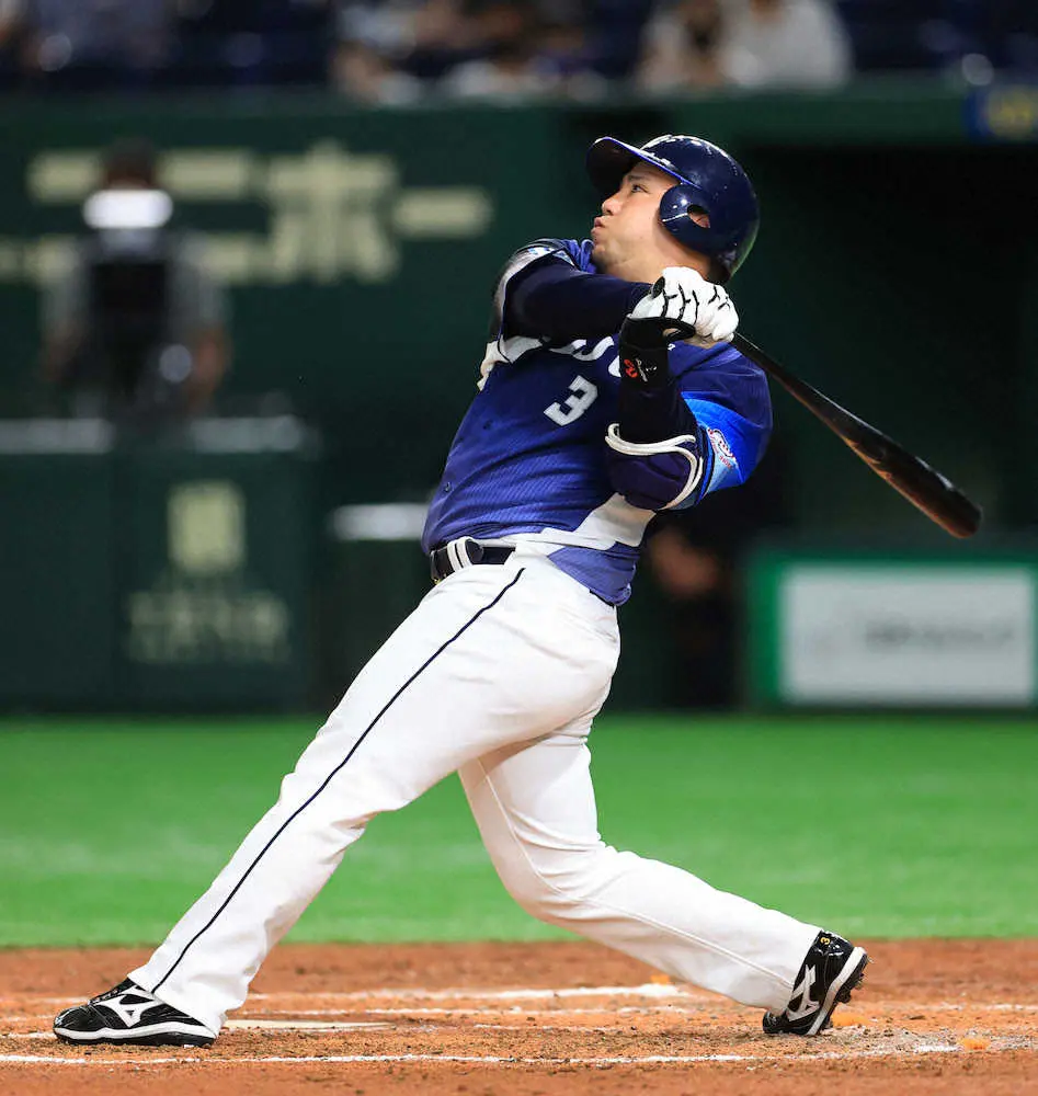 【画像・写真】西武　山川が3回に先制6号2ラン　逆球に威力なし…の格言通りの一発