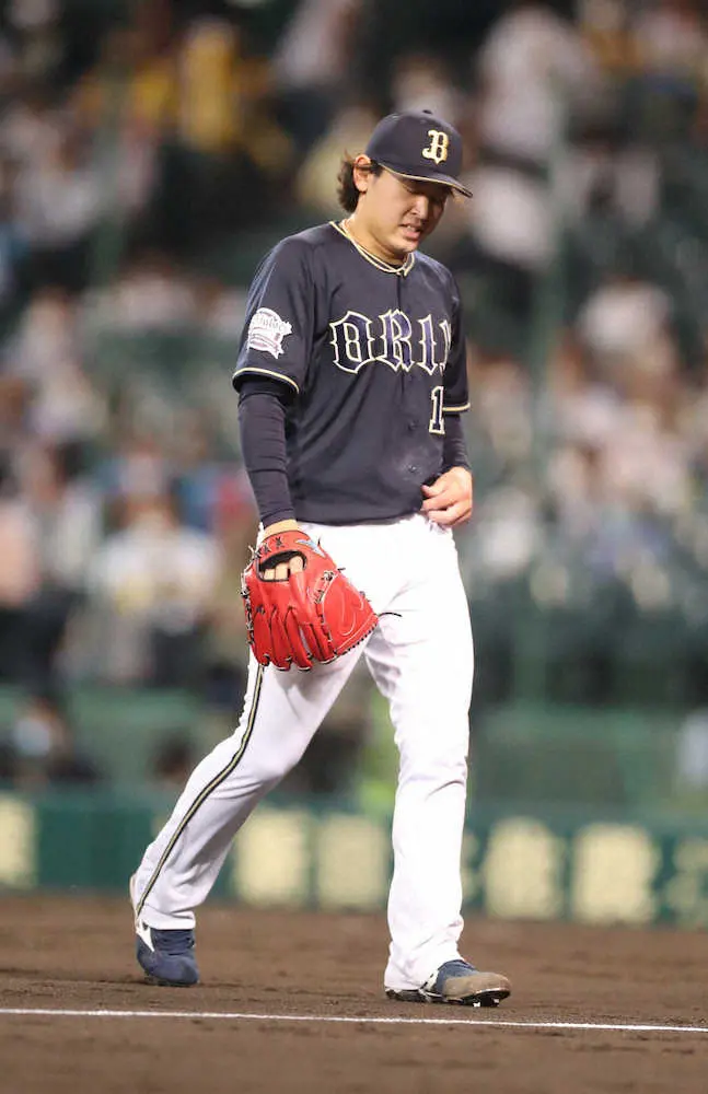 【画像・写真】パーマかけたばかりなのに…オリックス・宮城　開幕6連勝ならず　験担ぎの長髪とお別れ