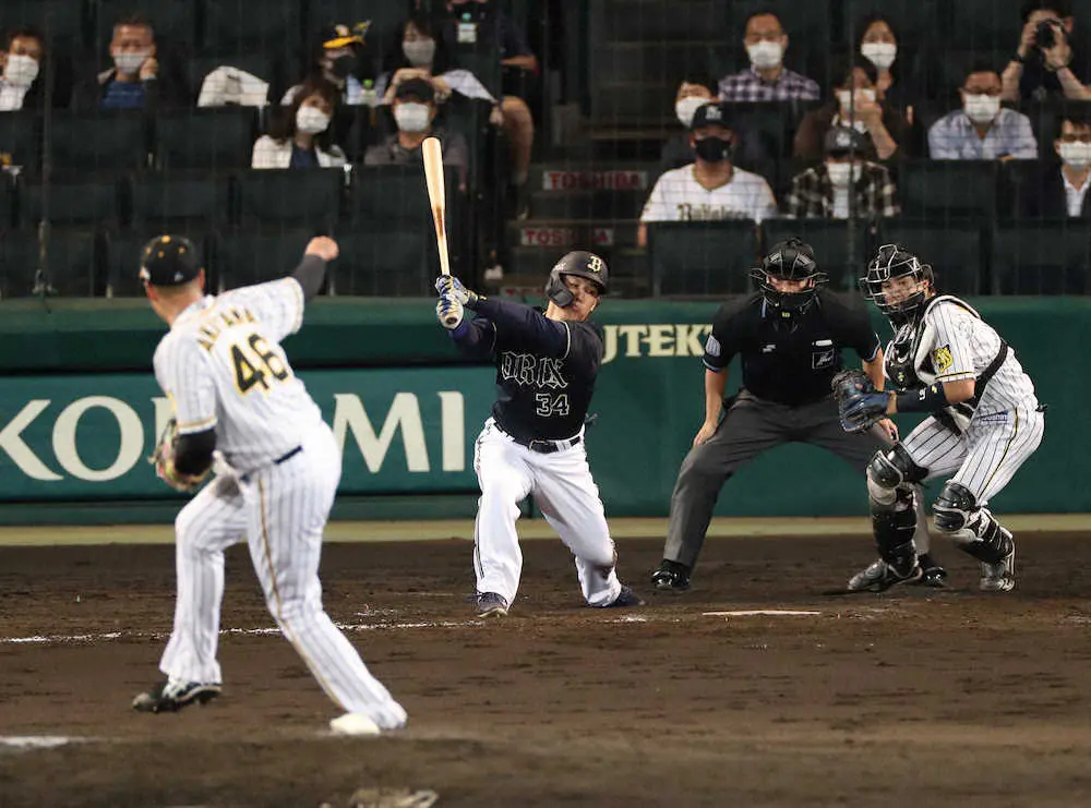 【画像・写真】阪神・秋山　“三振しない男”オリ吉田正から2K「術中にはまってくれた」粘投6回途中1失点で5勝目