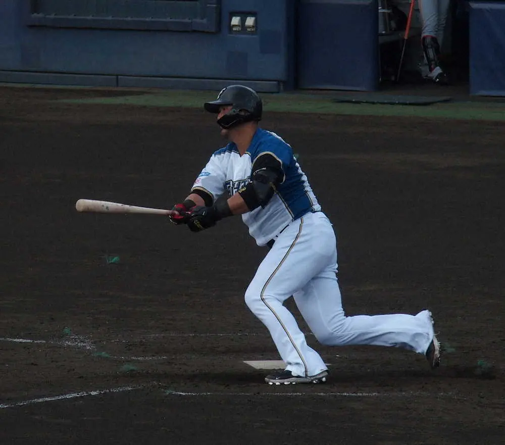 【画像・写真】日本ハム・中田　実戦復帰3試合目は2打数1安打で途中交代
