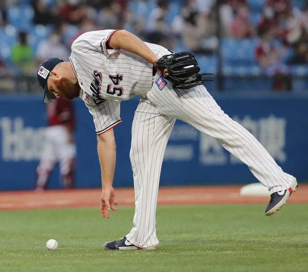 【画像・写真】ヤクルト　サイスニード神宮初登板　5回3失点で来日初黒星