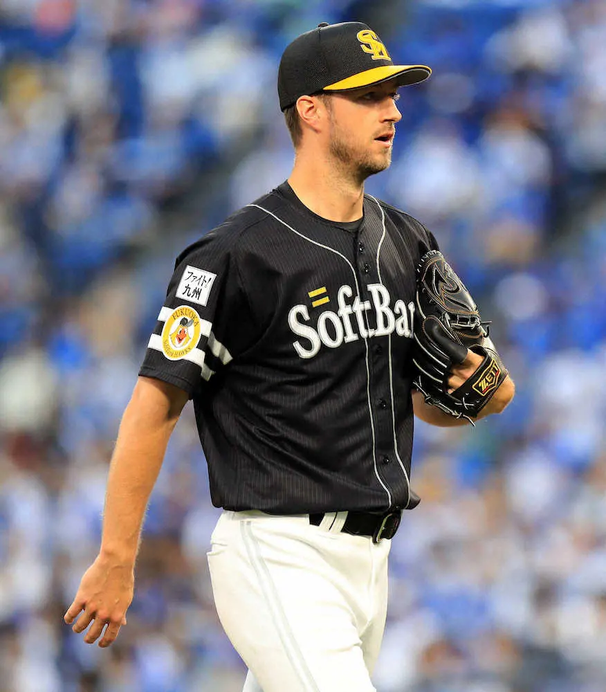 【画像・写真】ソフトバンク・レイ　先発ローテ入り見えた、初回被弾も2回以降立ち直る