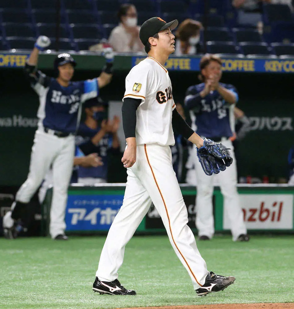 【画像・写真】巨人・畠“デラ代役”も救援失敗2失点　原監督「本人は深く反省していると思います」