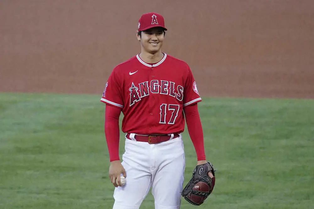 【画像・写真】今季2勝目のエンゼルス・大谷「打たれているのは全部甘い球。気を抜いた時に長打が出る」