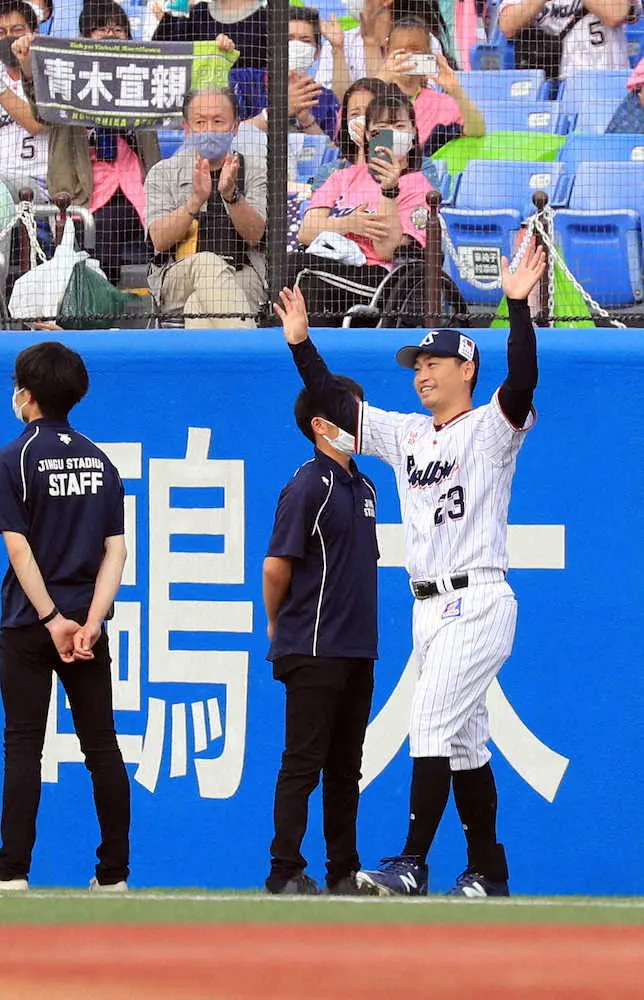 【画像・写真】交流戦通算打率トップ・335のヤクルト・青木が決勝2点打