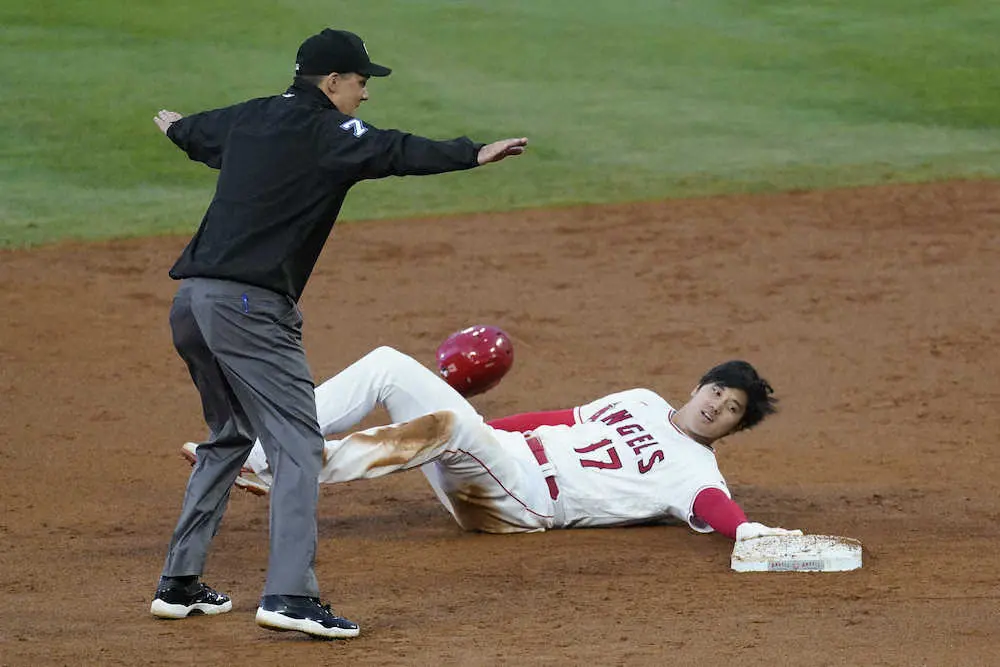 【画像・写真】大谷翔平　球団28年ぶり2試合連続3四球　トラウト離脱以降、四球増加　勝負避けられる