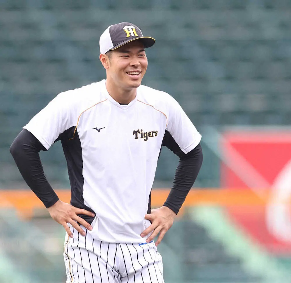 【画像・写真】阪神　佐藤輝がプロ初の5番　5連勝中の上沢攻略へ打順てこ入れ　日本ハム戦スタメン発表