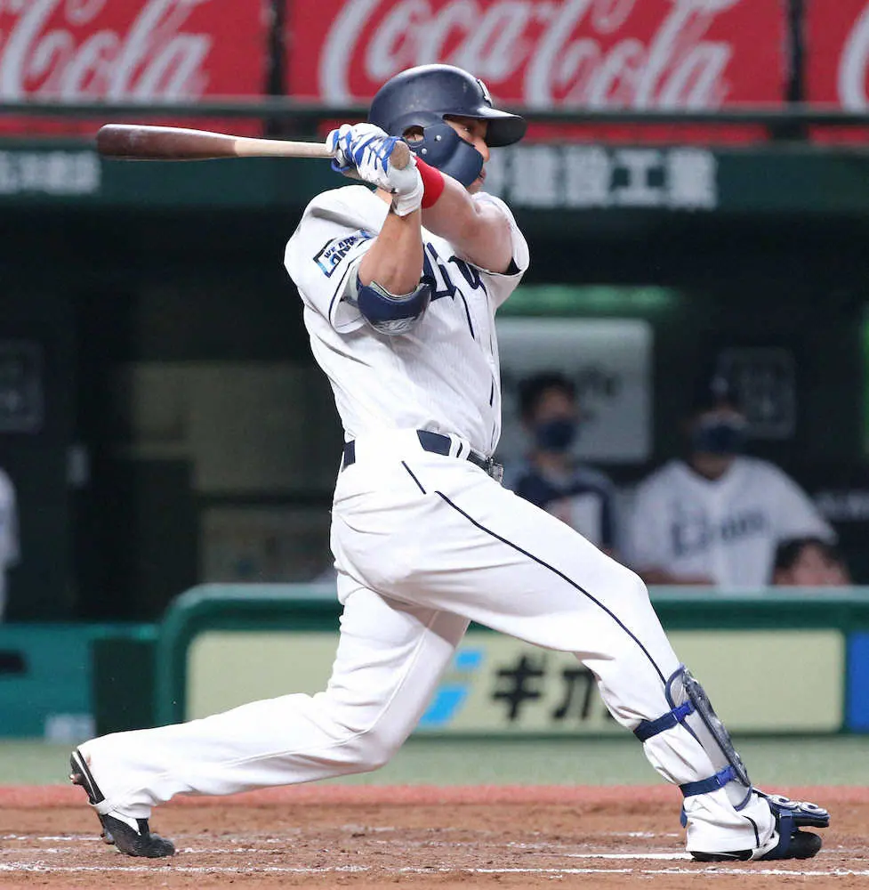 【画像・写真】西武・栗山がベテランらしい読みで勝ち越し適時打
