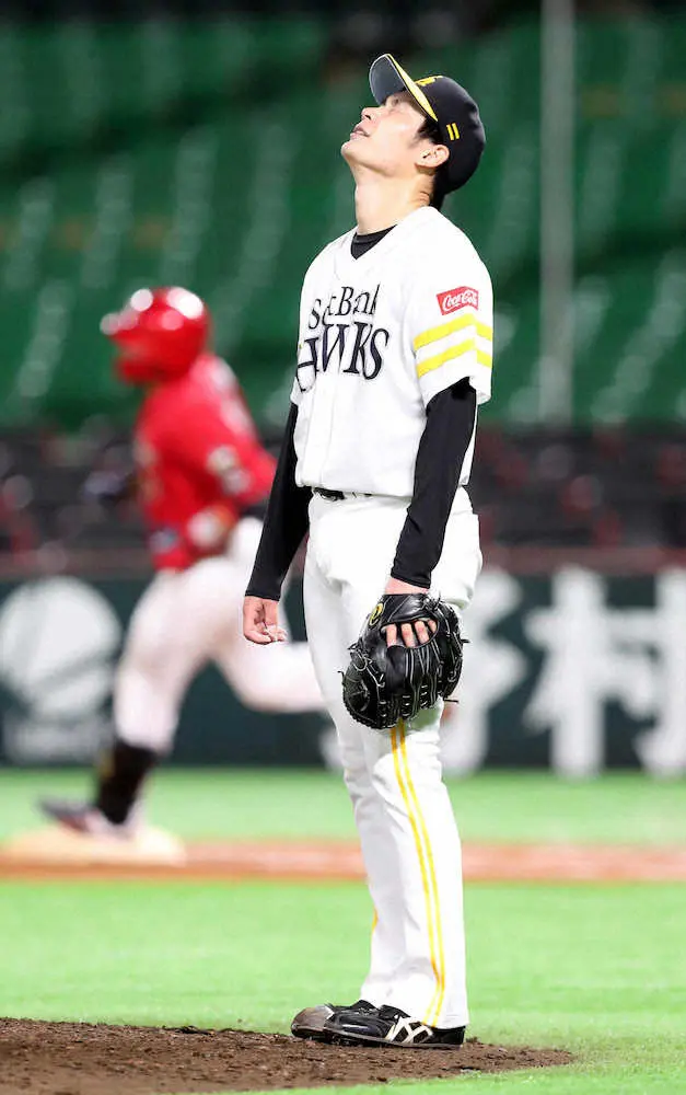 【画像・写真】ソフトバンク・武田　2試合連続10Kも1球に泣く「悔いの残る投球」