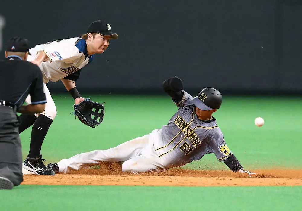 【画像・写真】阪神・中野“無傷”の10盗塁到達　2リーグ制以降では球団新人初「タイミング合ったら思い切って」