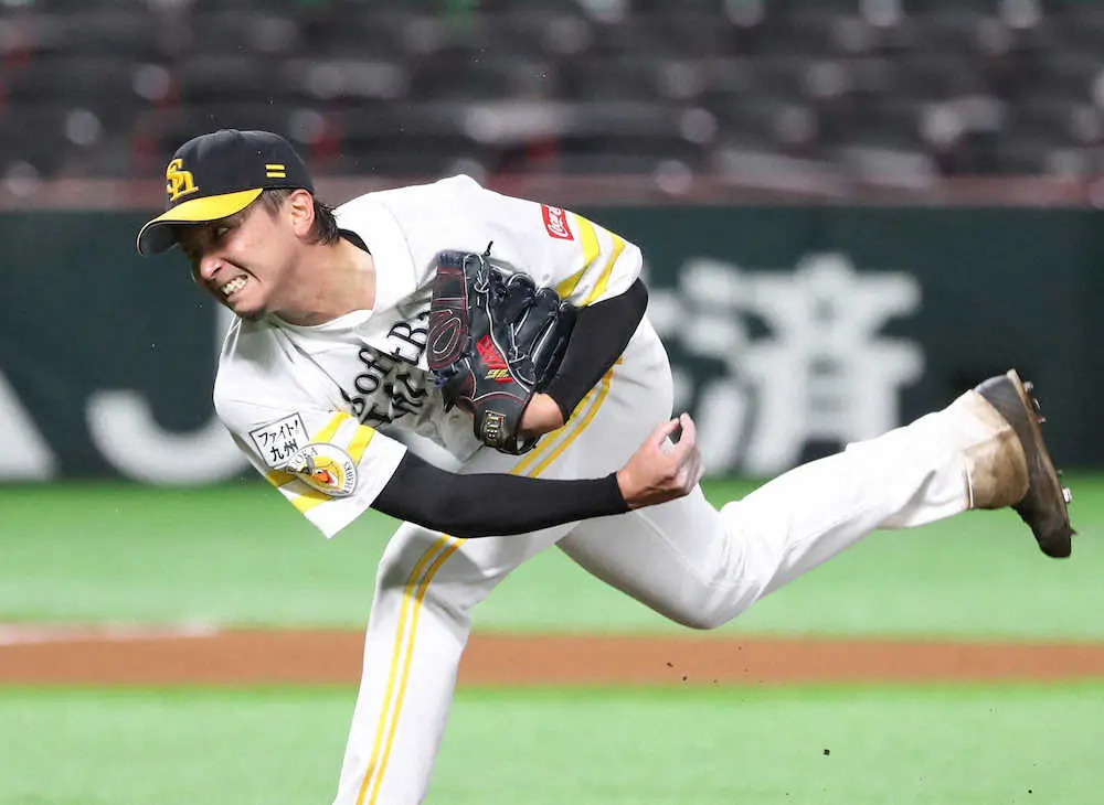 【画像・写真】ソフトバンク・東浜222日ぶり白星！3度目の正直で今季初勝利　粘った7回123球4失点
