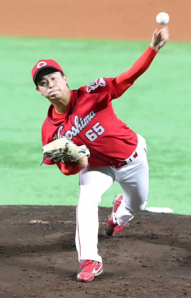 【画像・写真】広島・玉村、ついに「5回戦ボーイ」を卒業　4度目の登板で6回無失点　プロ初星はお預け