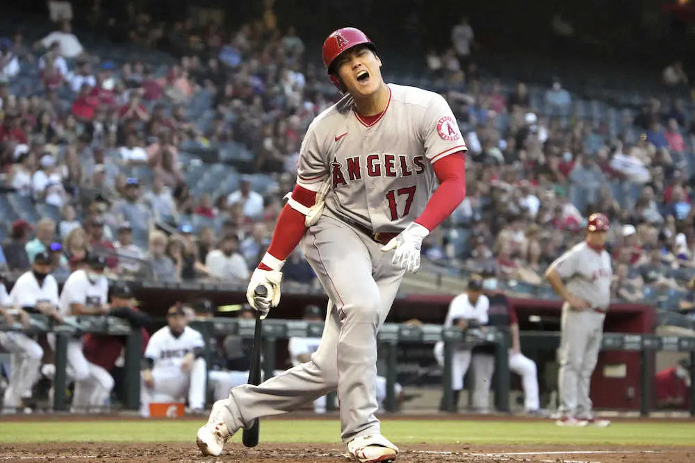 【画像・写真】大谷　3勝目はならずも…打ってはマルチ　3回の適時打に続き