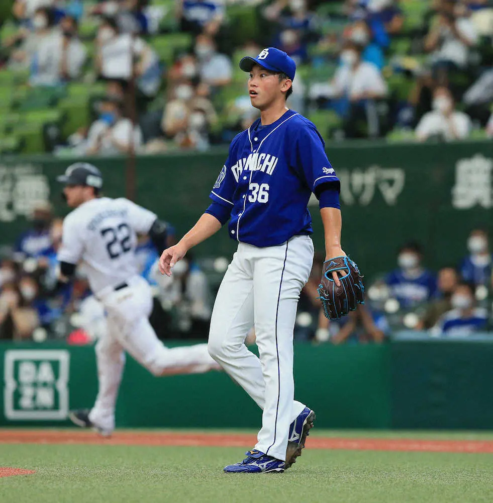 中日 西武に完敗し 交流戦優勝を逃す 今季初登板初先発の岡野が初回6失点 スポニチ Sponichi Annex 野球