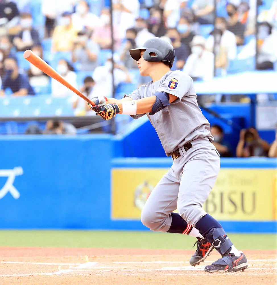 【画像・写真】大学野球選手権決勝、慶大34年ぶりの日本一へプロ注目の正木が先制2ラン