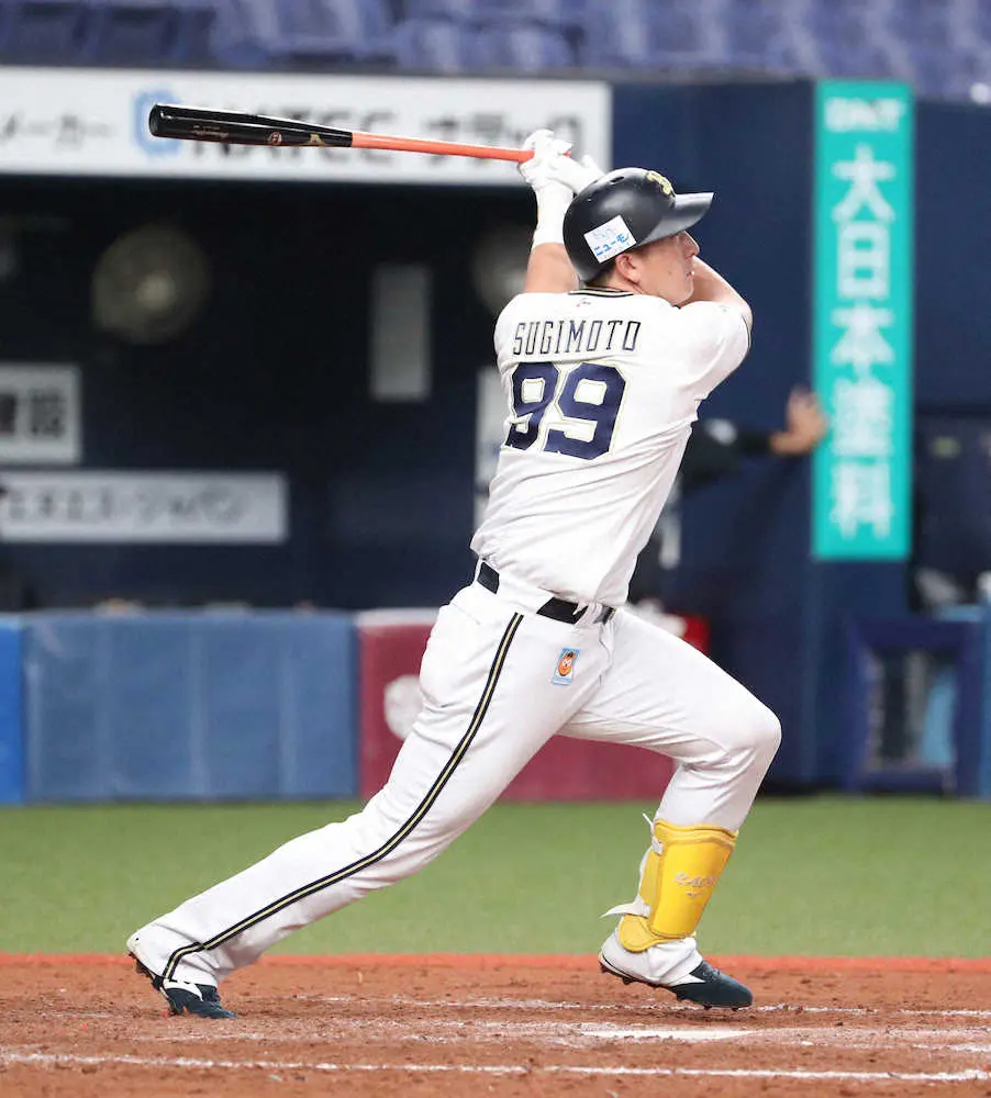 【画像・写真】交流戦王者にラオウあり　初回2ランのオリ・杉本が一発の秘密明かす「山岡に打撃を教えてもらったら…」