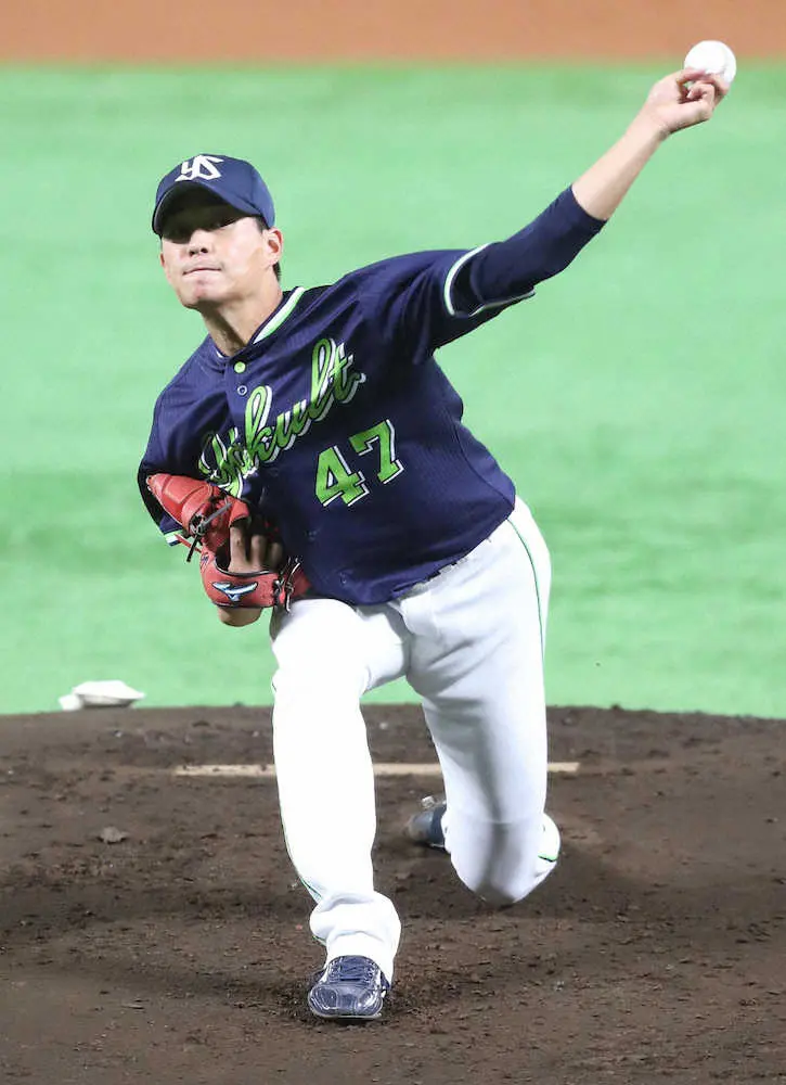 【画像・写真】ヤクルト・高橋奎　今季初勝利の権利を持って降板　ソフトバンクに6回1/3を2失点の力投！