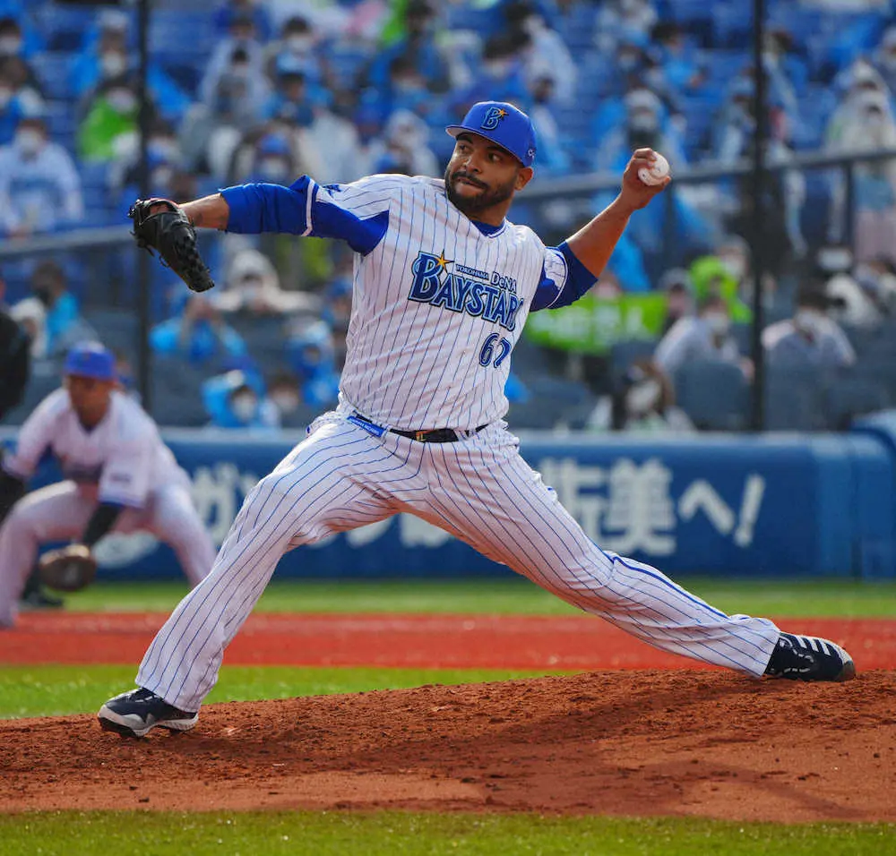 【画像・写真】DeNA・エスコバーがプロ野球左腕最速の163キロをマーク　自身の記録を更新