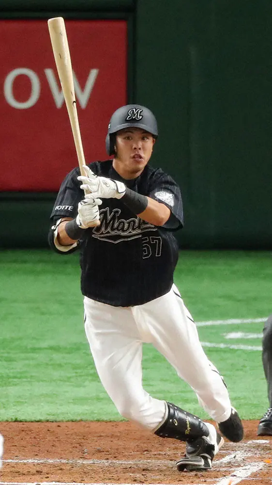 【画像・写真】ロッテ・小川龍成　打撃改造で目指す1軍「イメージ少しずつ湧いている」