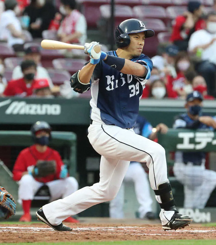 【画像・写真】西武の新4番・呉が4戦連続打点「全集中、鬼の呼吸」