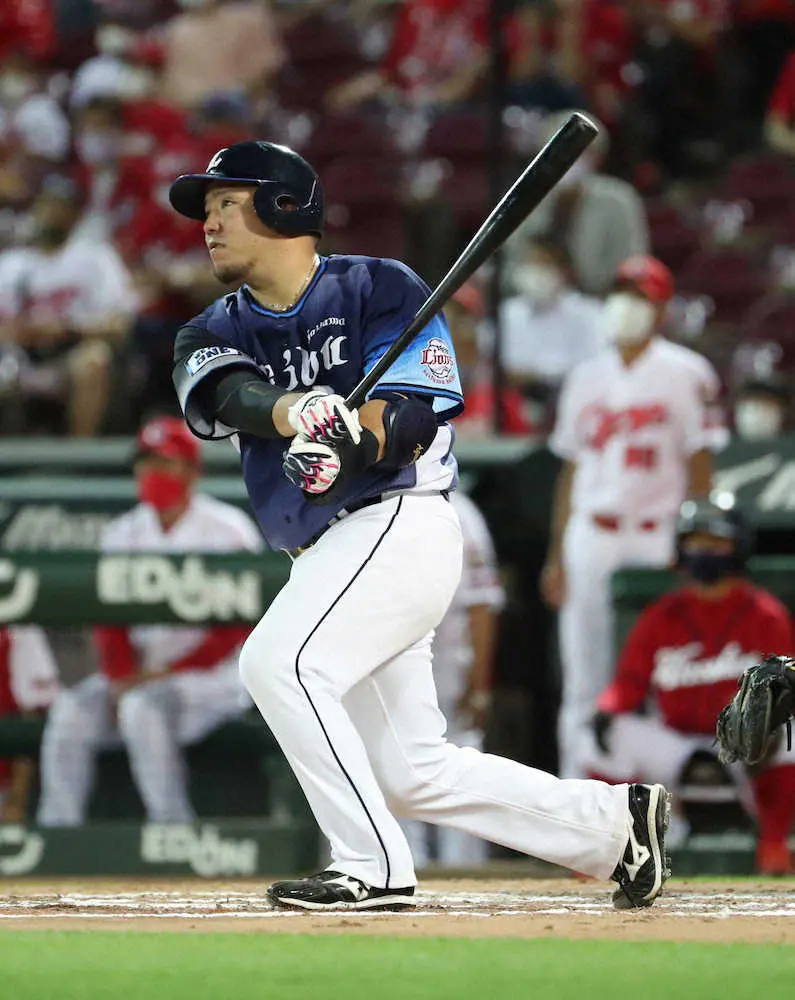 西武 山川 九州ジャパン 親友の大瀬良から一発 空砲も対戦喜び さらなる高みへ切磋琢磨 スポニチ Sponichi Annex 野球