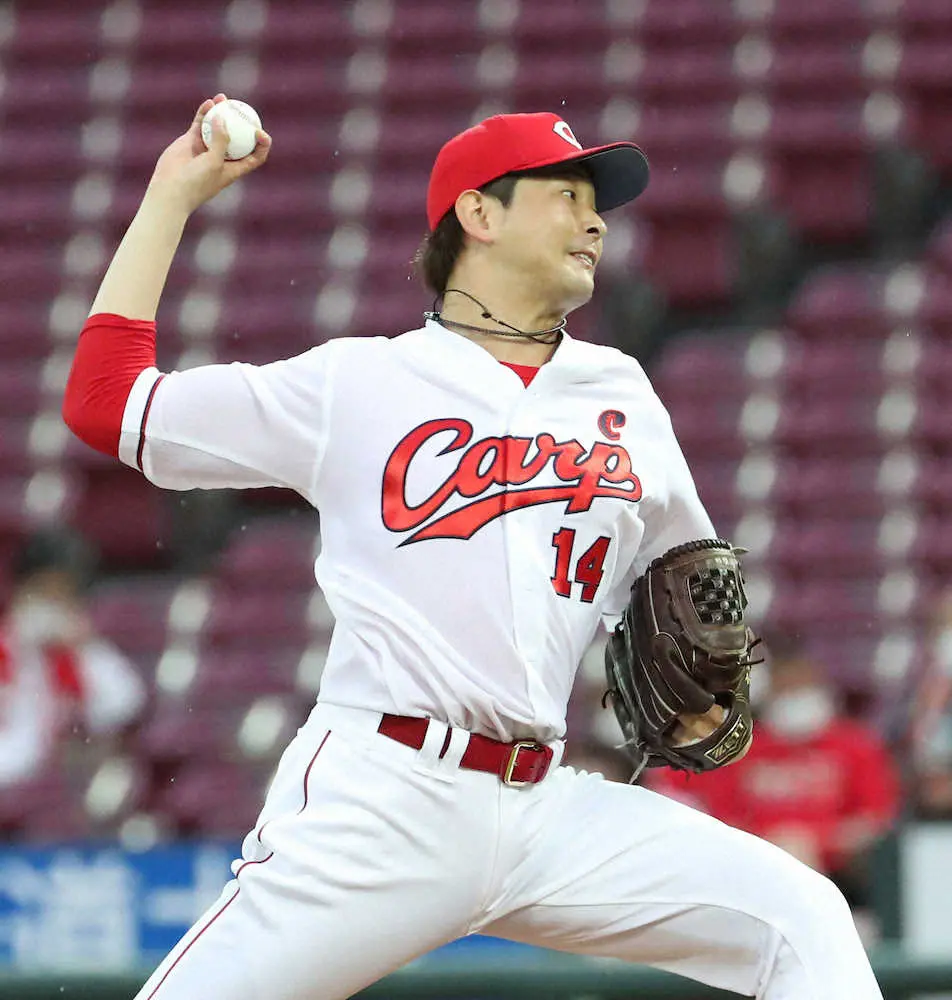 【画像・写真】広島・大瀬良　「勝ってくれて報われました」　3勝目逃すも粘投7回3失点で連敗止める