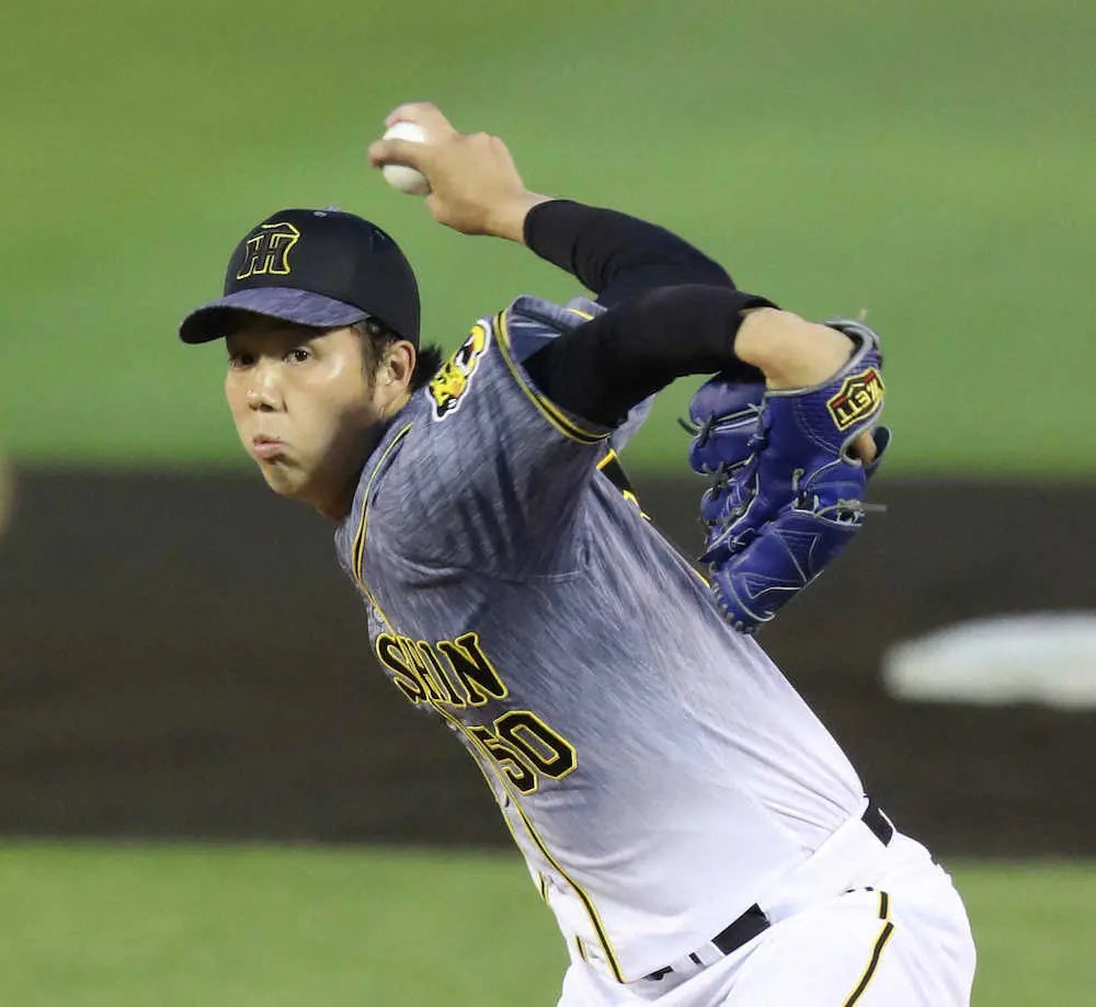 代表初選出の阪神 青柳 与えられたポジションで 全力で投げるだけ 稲葉監督の期待に応える スポニチ Sponichi Annex 野球