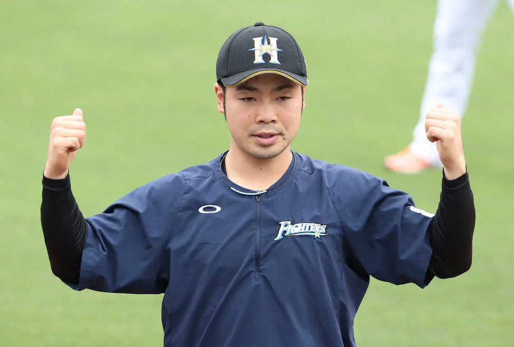 【画像・写真】侍選出の日本ハム・近藤　緊急時の捕手任せろ「準備していきたい」
