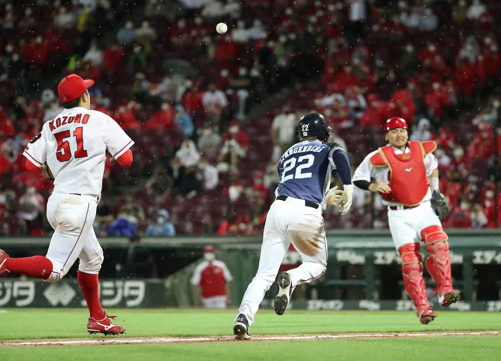【画像・写真】広島・会沢　左ふくらはぎ「筋挫傷」と診断　東京五輪の内定は辞退へ