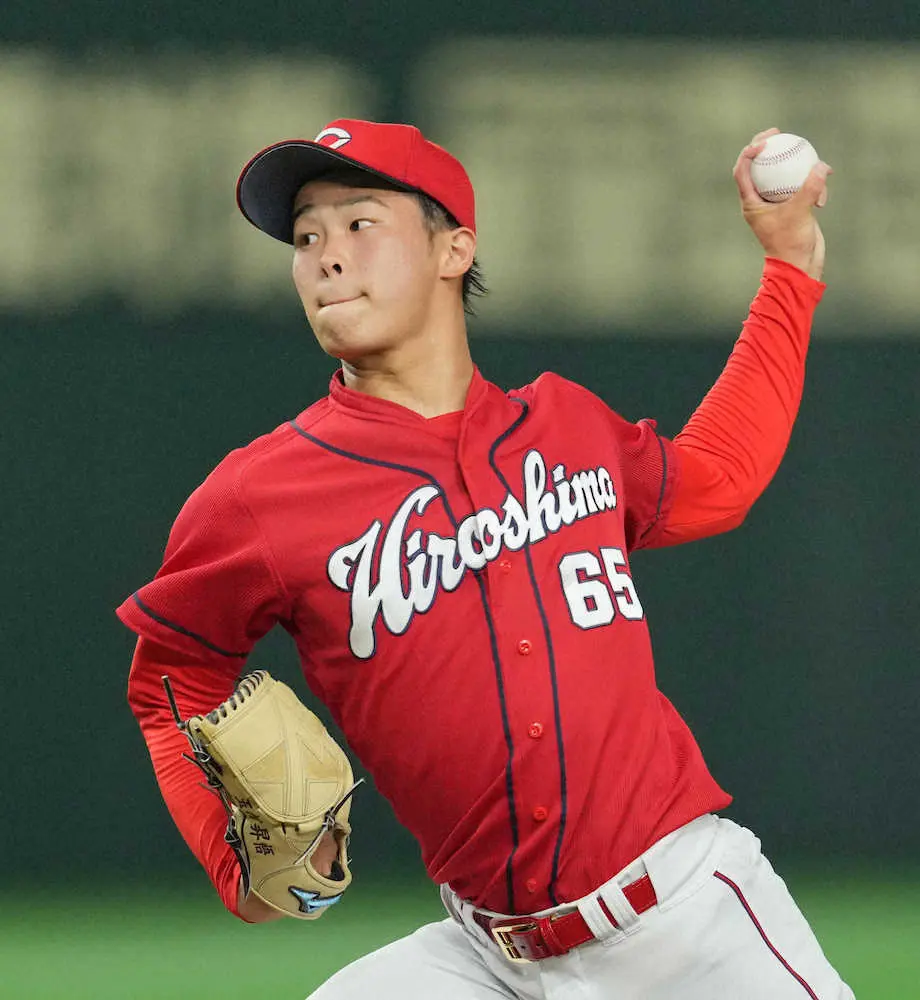【画像・写真】広島・玉村がプロ初勝利　今季高卒2年目でドラ1以外の先発勝利は12球団初！