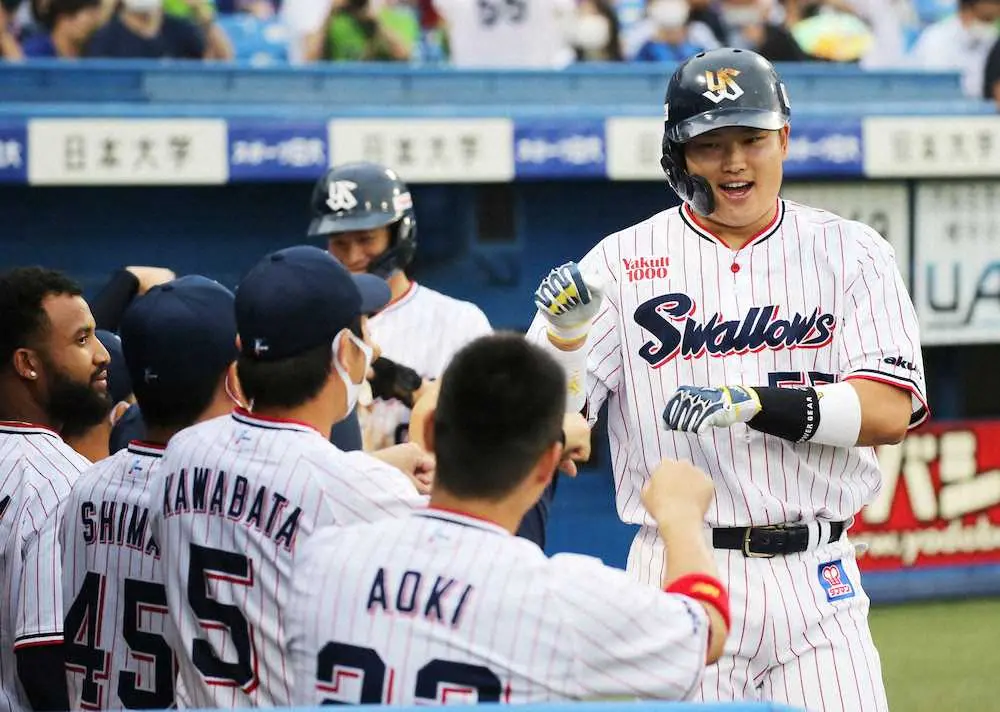 【画像・写真】村上、侍の主軸パワー弾！両リーグトップ21号　ヤクルト単独2位浮上