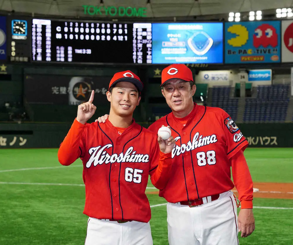 【画像・写真】“俺も朗希世代”広島・玉村プロ初星＆初タイムリー!!　チーム19戦ぶり先発勝利で最下位脱出に貢献