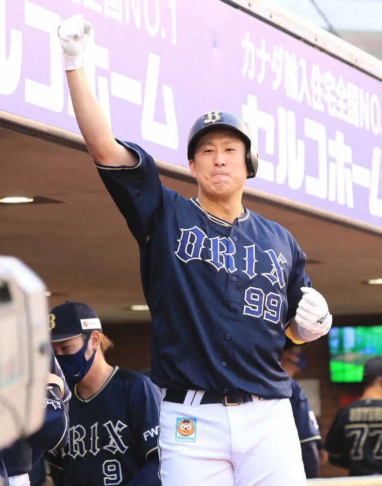 【画像・写真】オリの4番がエースを強力援護！　ラオウ杉本決勝14号　中嶋監督「流れを持ってきてくれた」