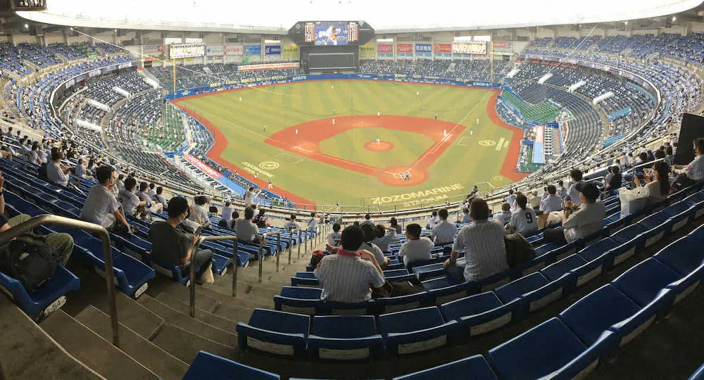 【画像・写真】ロッテ、7月のZOZOマリン8試合　20日午後9時で販売停止