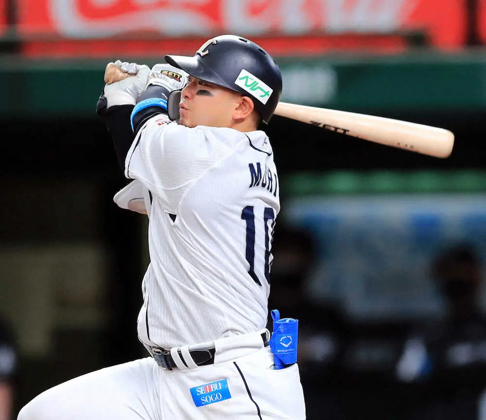 【画像・写真】西武・森が「会心の一撃」バックスクリーン右へ先制2ラン！初回にいきなり6点