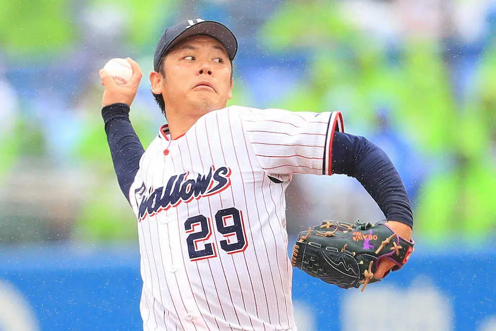 【画像・写真】ヤクルト・小川　リーグ単独トップ7勝目ならず　4回7安打4失点で降板